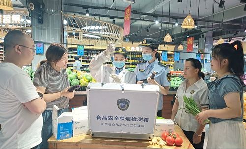 江西省于都縣市場監管局 你點我檢 筑牢夏季食品安全防線