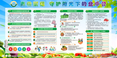 食品安全展板圖片設計指南